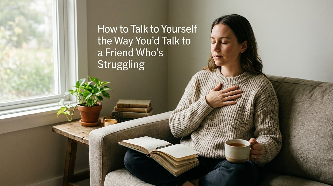 How to Talk to Yourself the Way You'd Talk to a Friend Who's Struggling