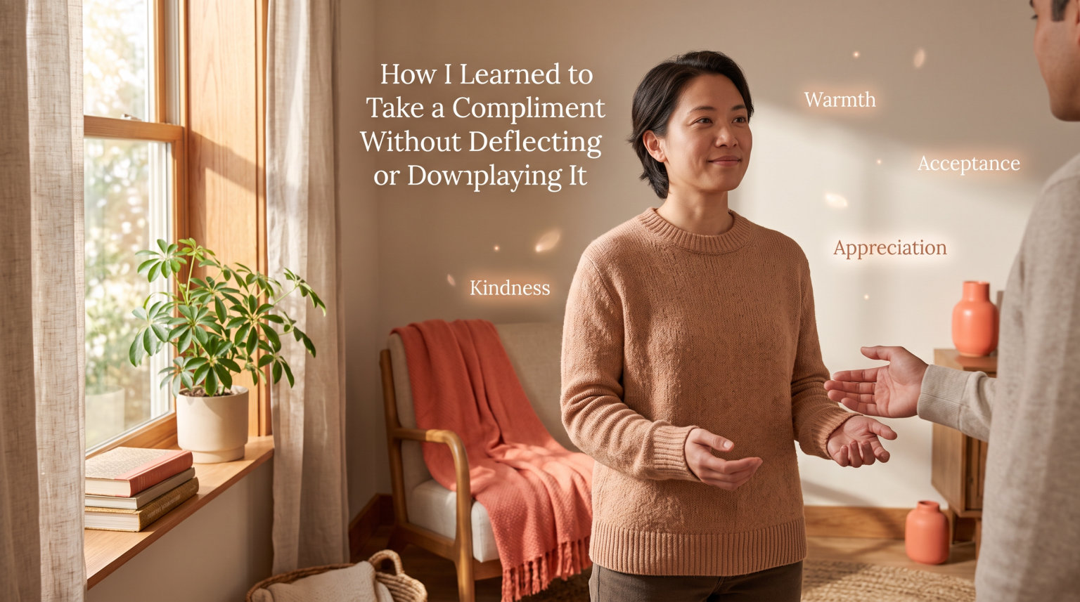 How I Learned to Take a Compliment Without Deflecting or Downplaying It