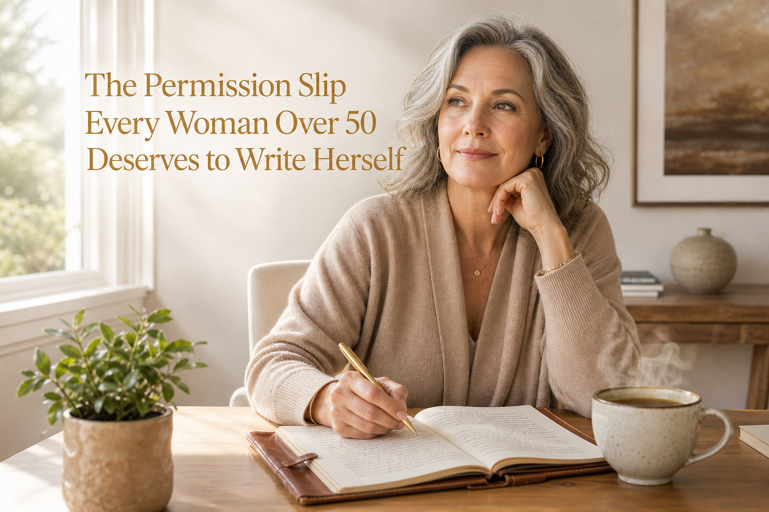 The Permission Slip Every Woman Over 50 Deserves to Write Herself