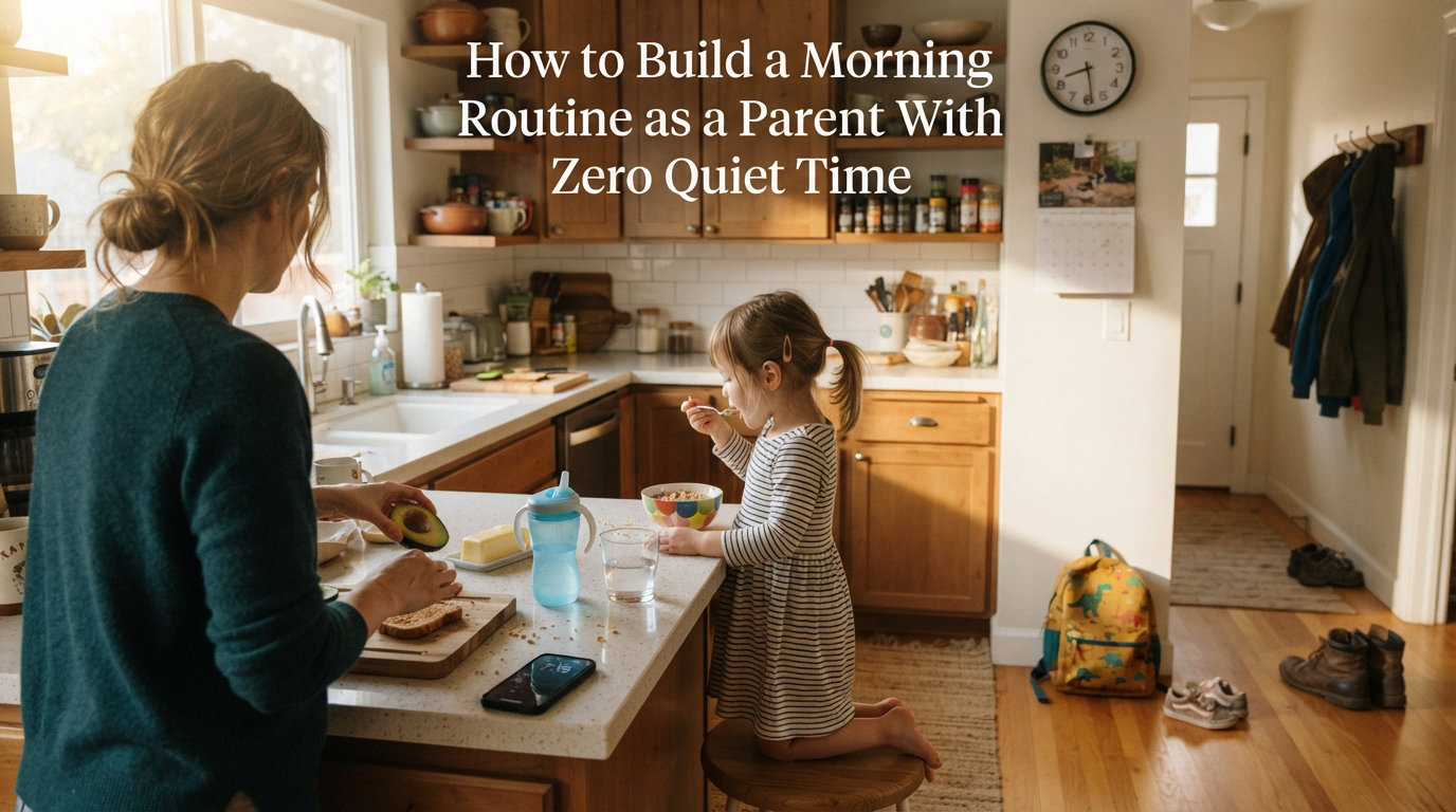 How to Build a Morning Routine as a Parent With Zero Quiet Time