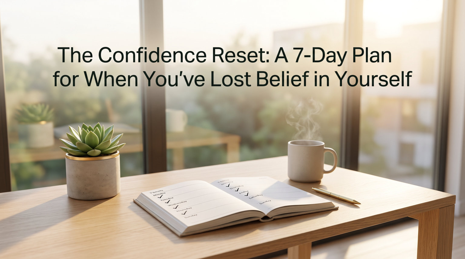 The Confidence Reset: A 7-Day Plan for When You've Lost Belief in Yourself