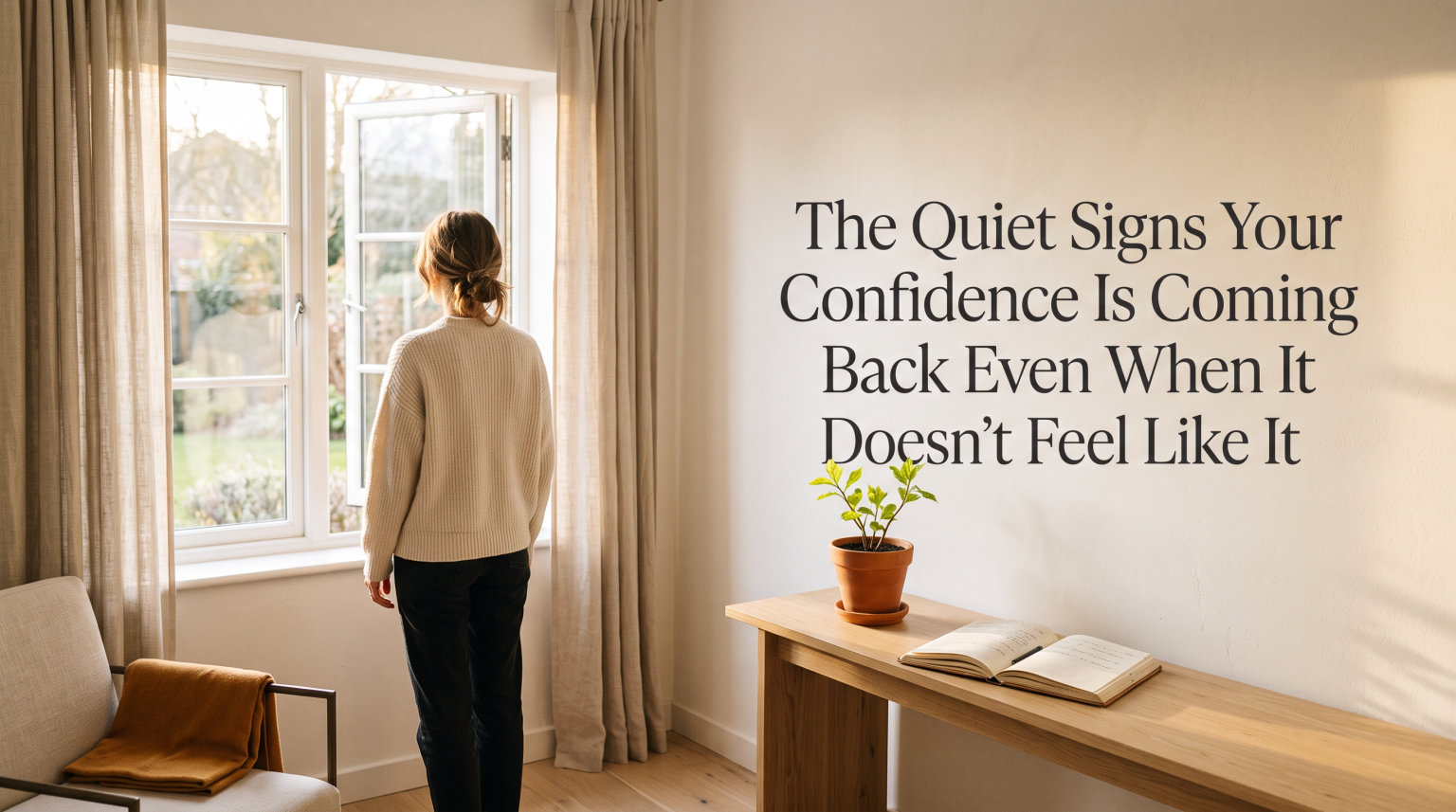 The Quiet Signs Your Confidence Is Coming Back Even When It Doesn't Feel Like It