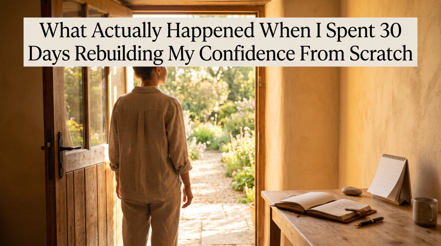 What Actually Happened When I Spent 30 Days Rebuilding My Confidence From Scratch