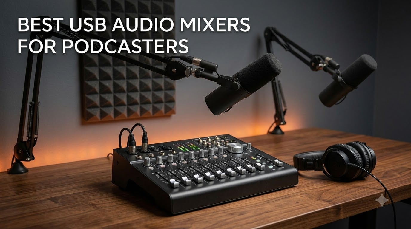 best usb audio mixers for podcasters