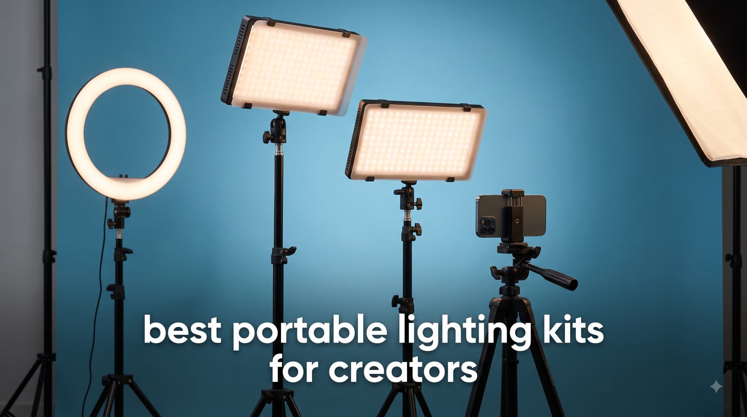 best portable lighting kits for creators