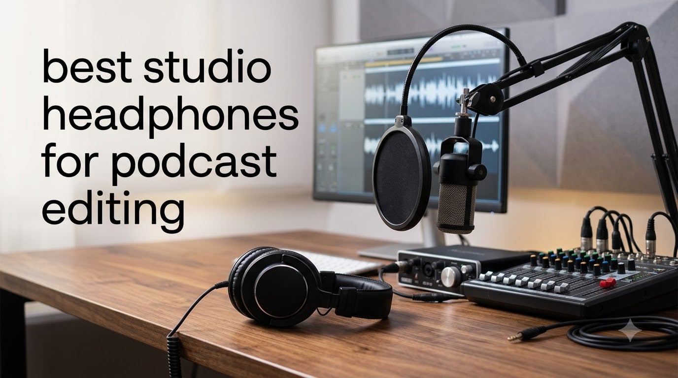 best studio headphones for podcast editing