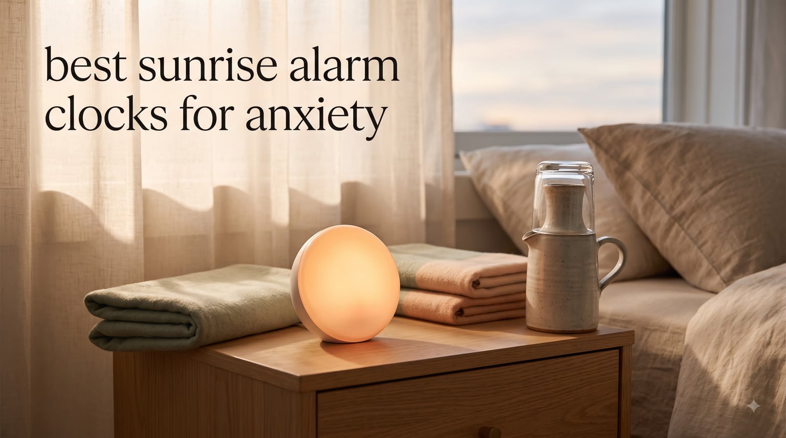 best sunrise alarm clocks for anxiety