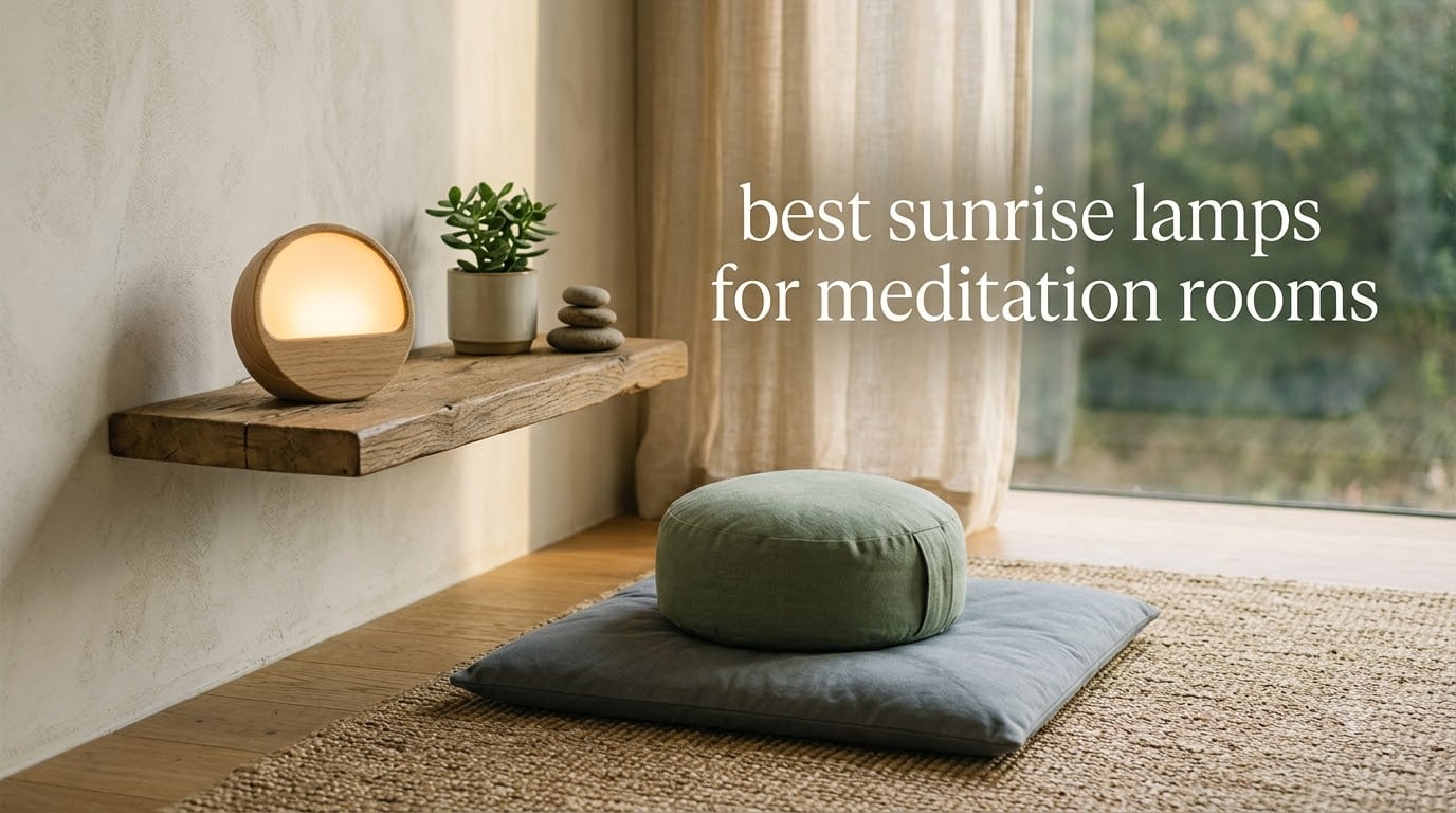 best sunrise lamps for meditation rooms