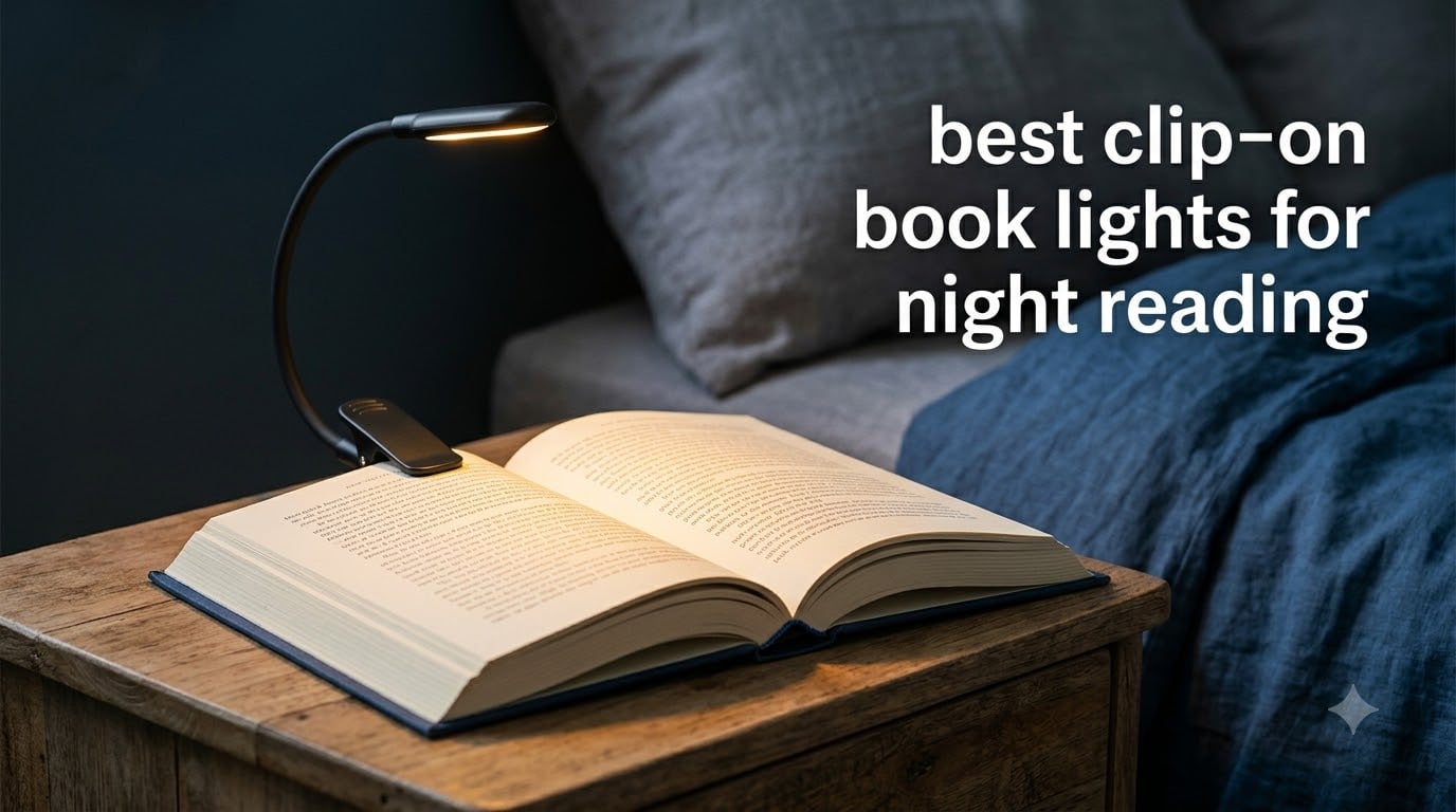 best clip-on book lights for night reading