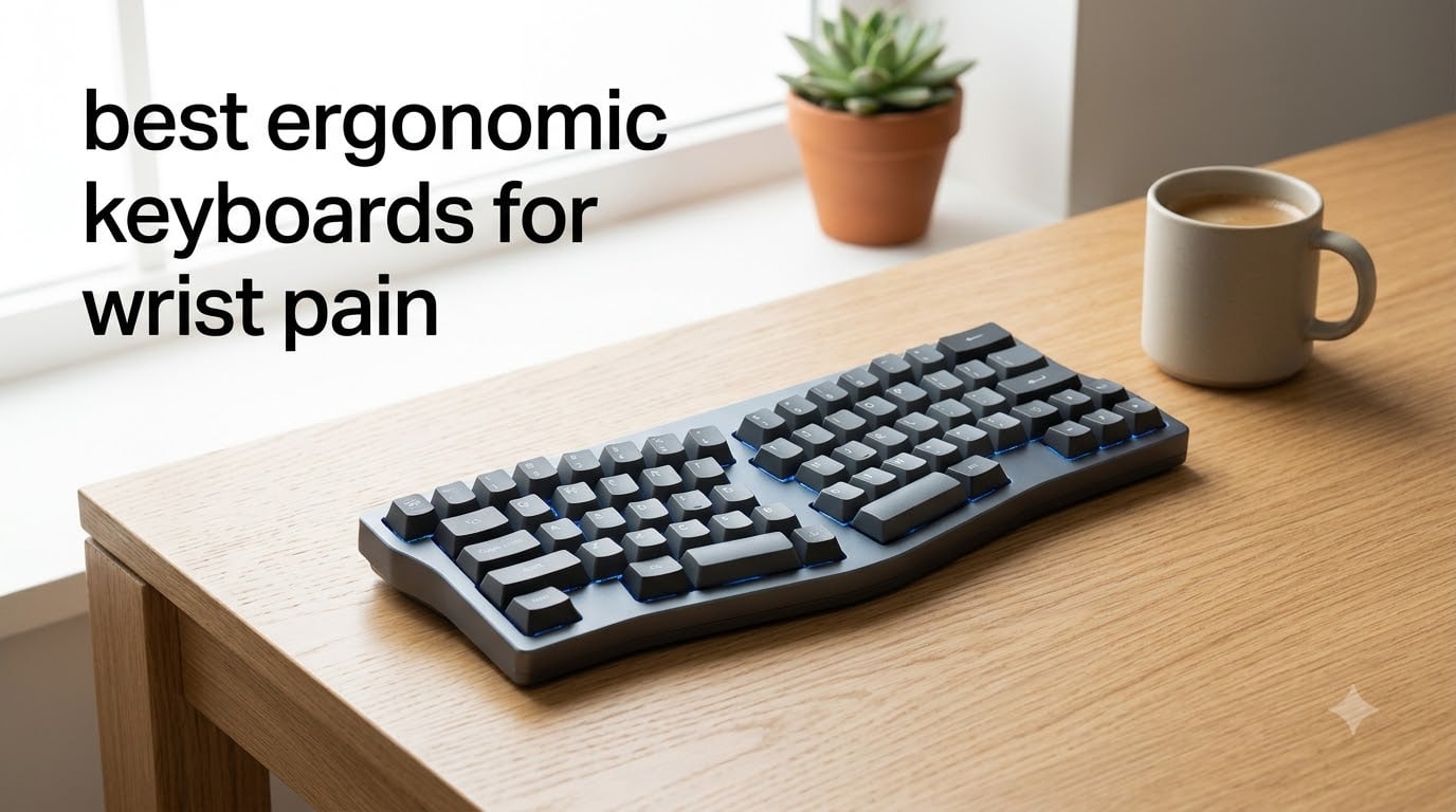 best ergonomic keyboards for wrist pain
