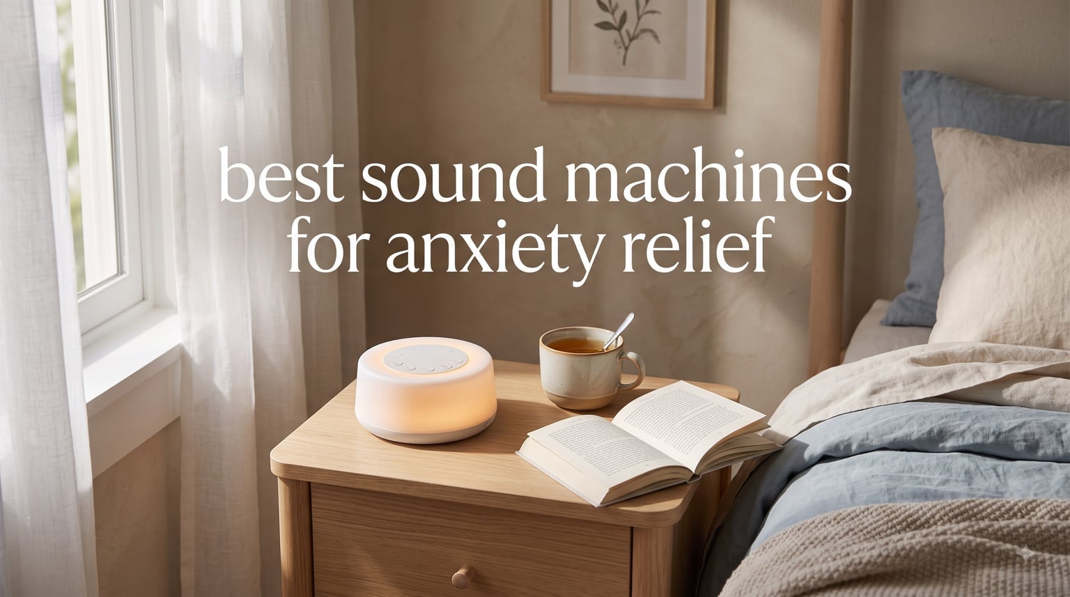 best sound machines for anxiety relief