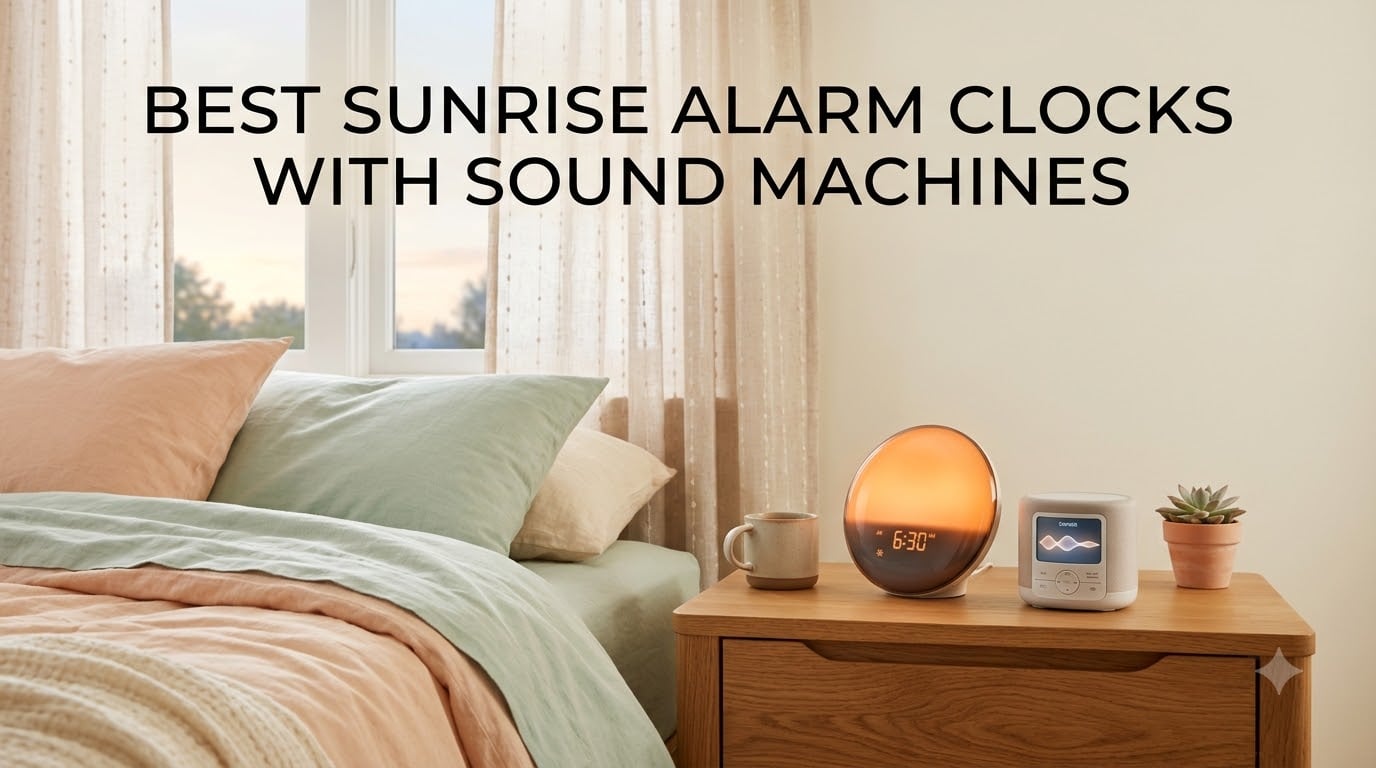 best sunrise alarm clocks with sound machines