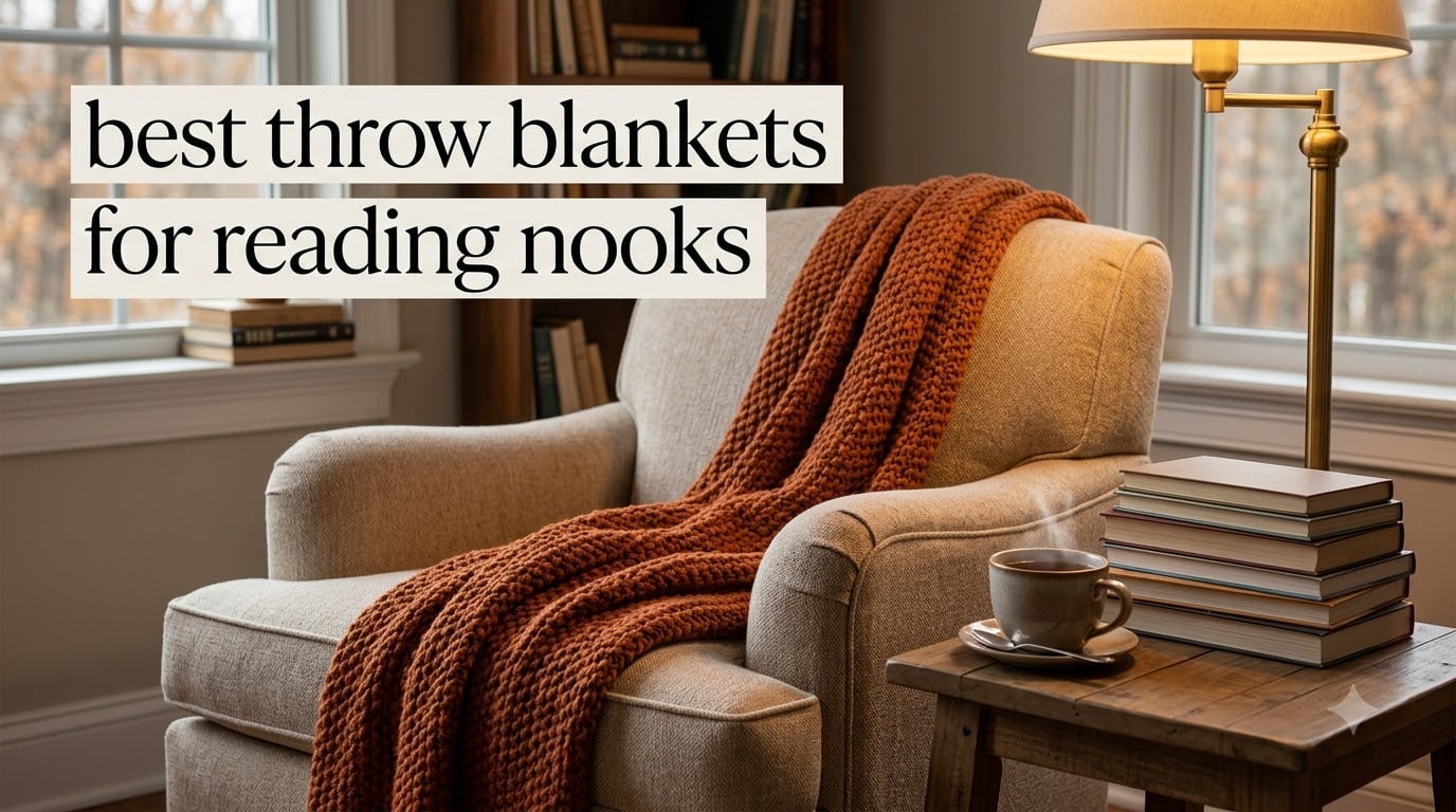 best throw blankets for reading nooks