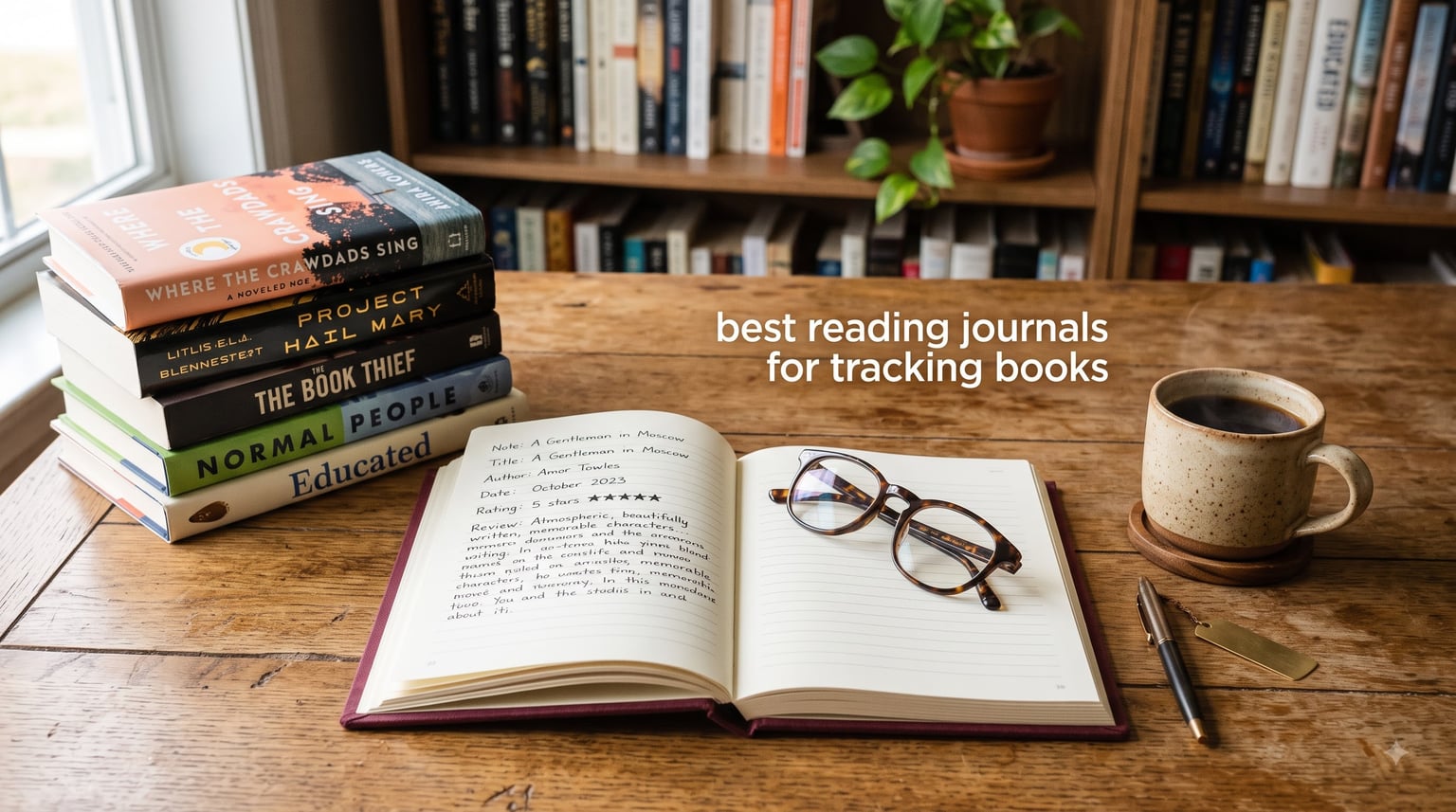 best reading journals for tracking books