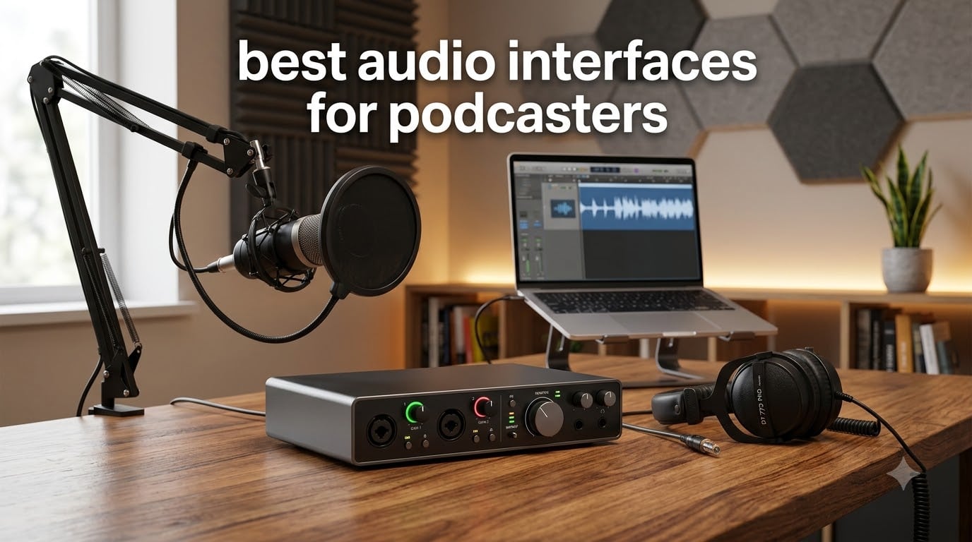 best audio interfaces for podcasters
