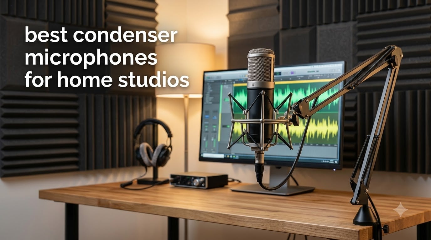best condenser microphones for home studios