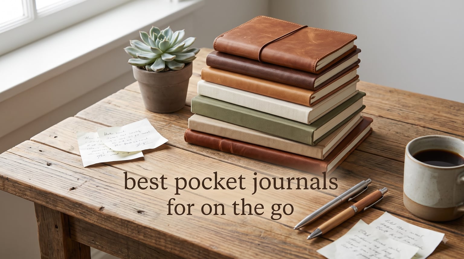 best pocket journals for on the go