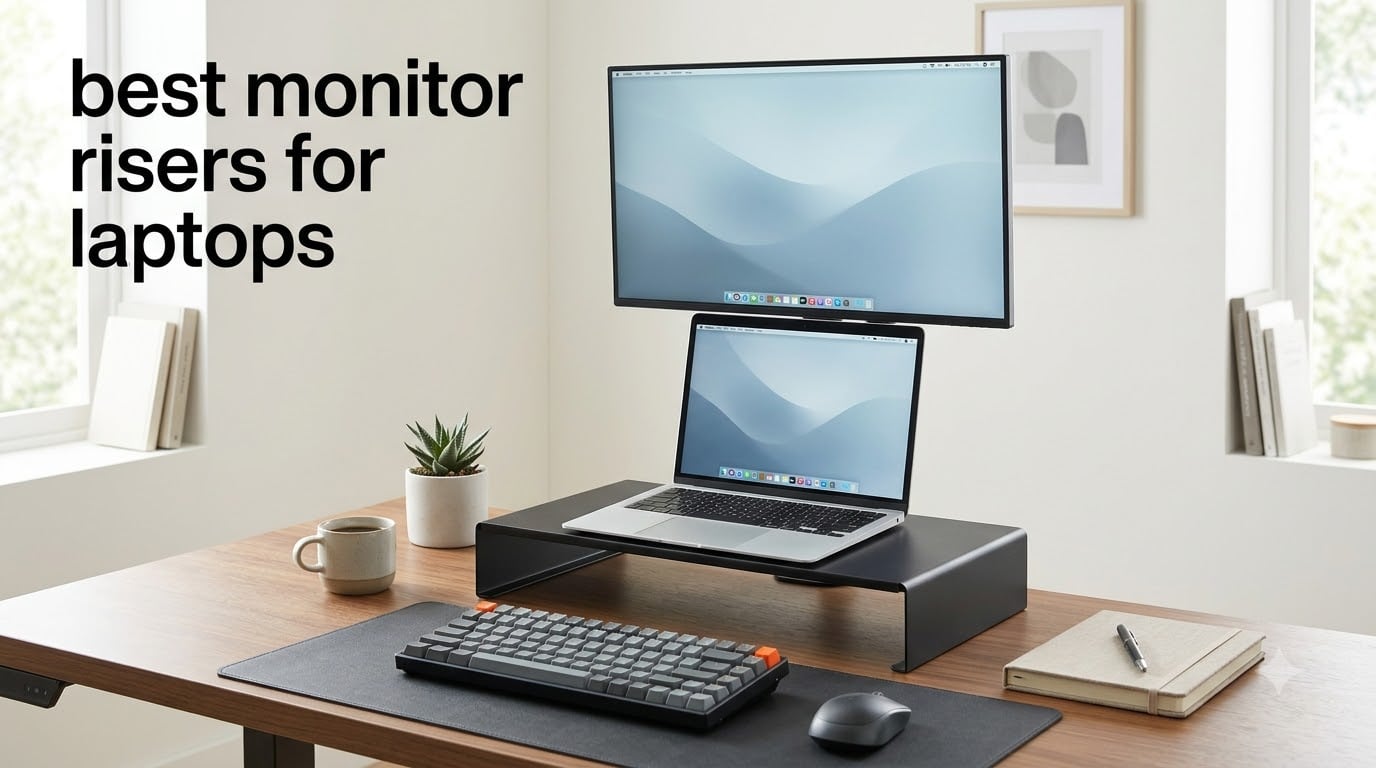 best monitor risers for laptops