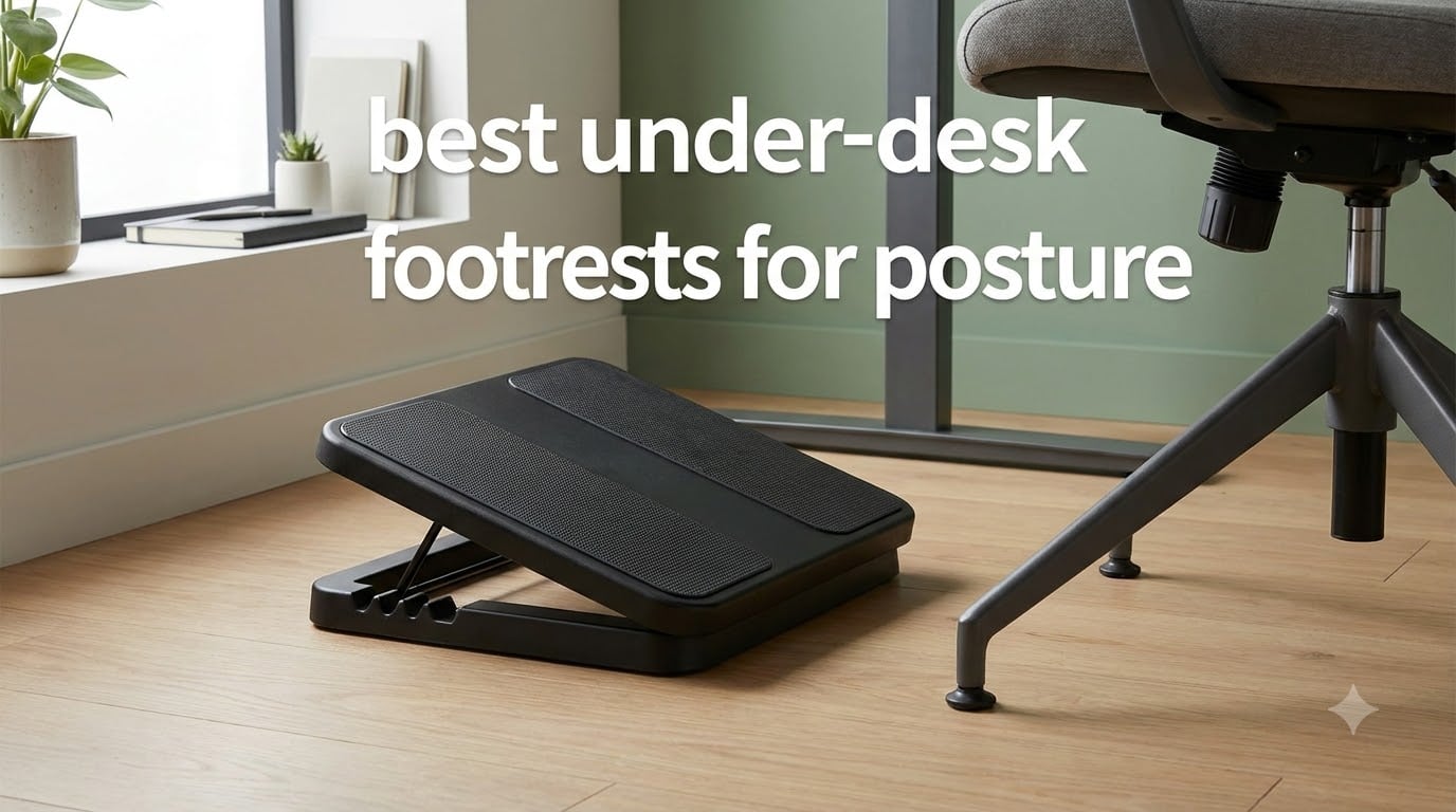 best under-desk footrests for posture