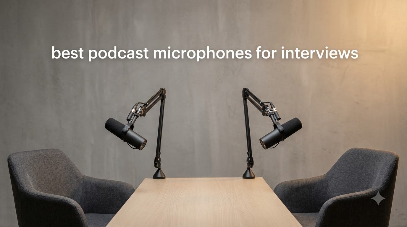 best podcast microphones for interviews