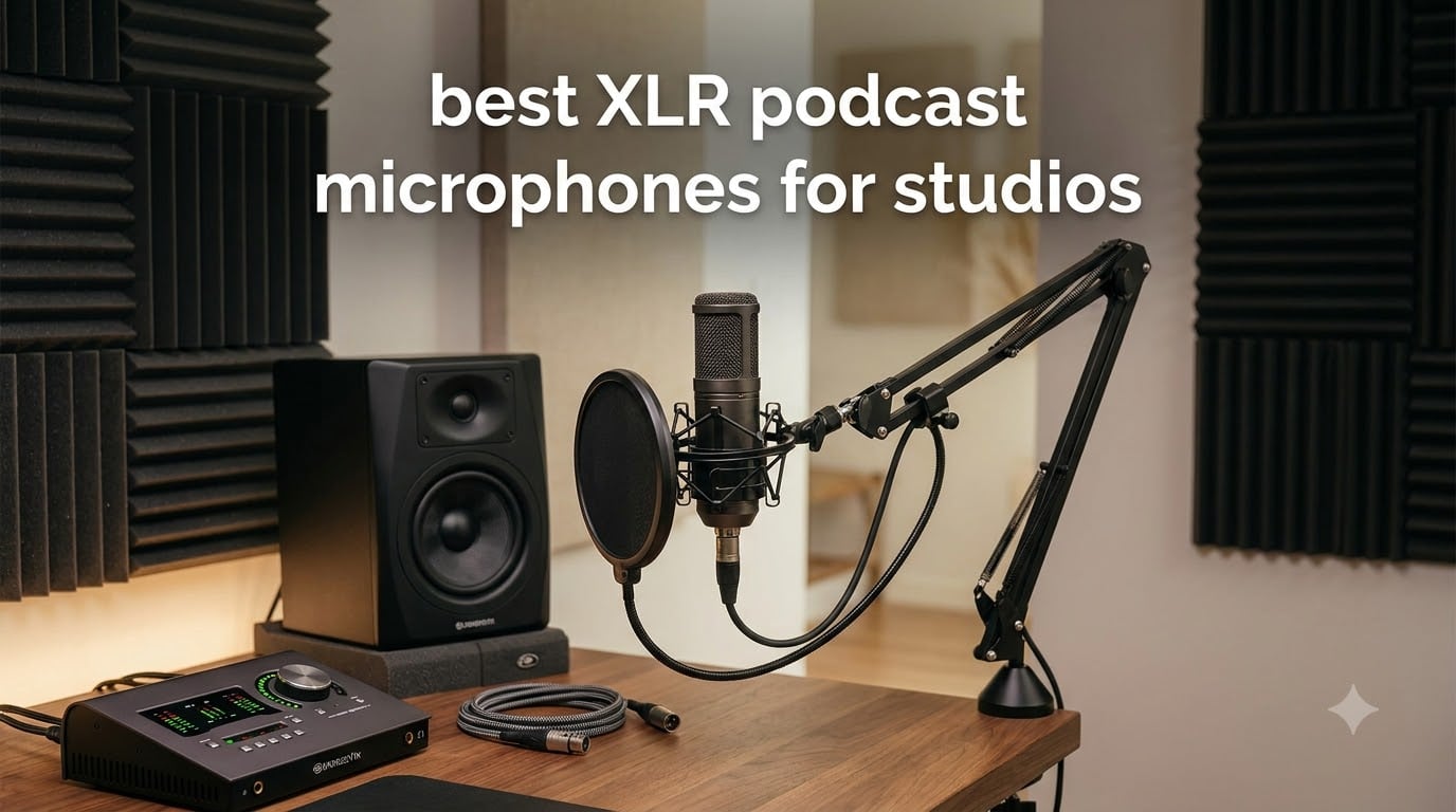 best XLR podcast microphones for studios