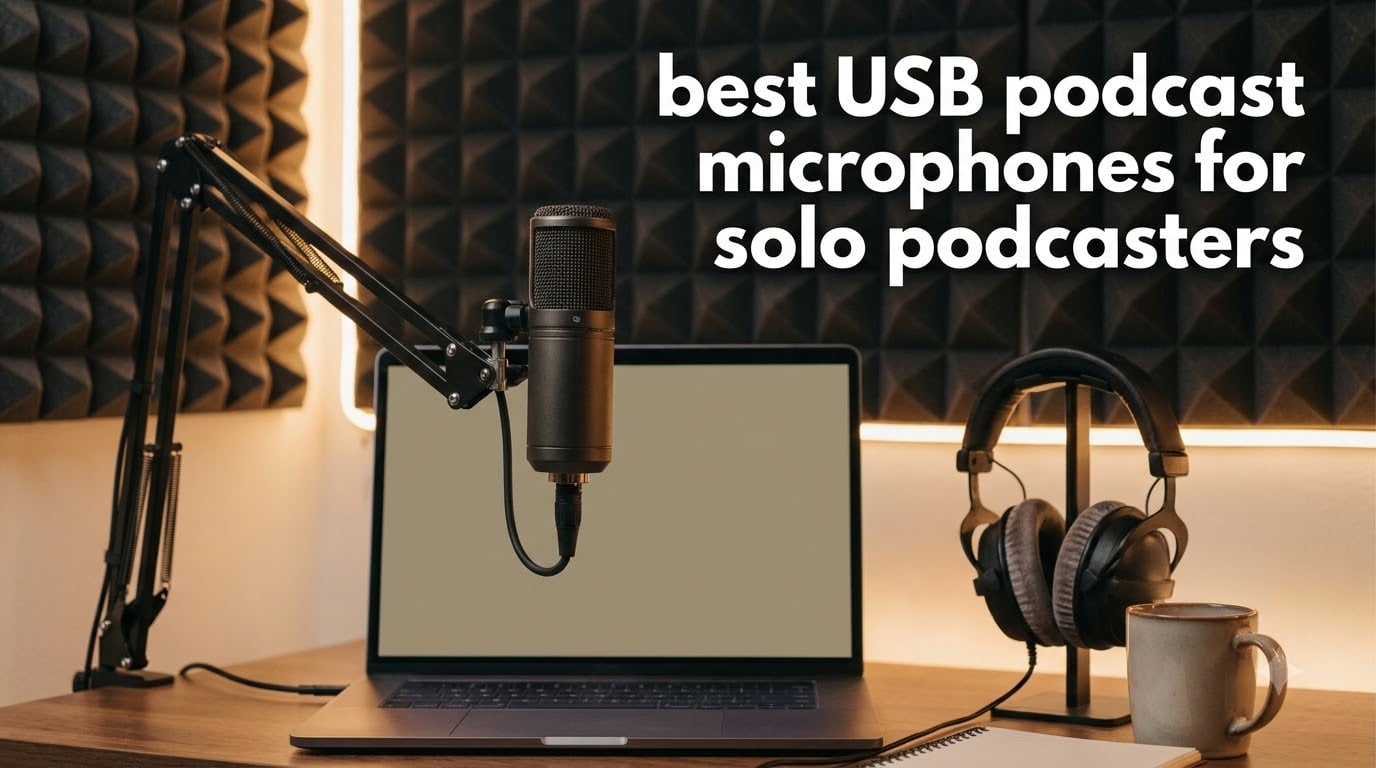 best USB podcast microphones for solo podcasters