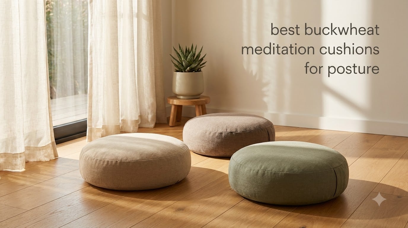 best buckwheat meditation cushions for posture