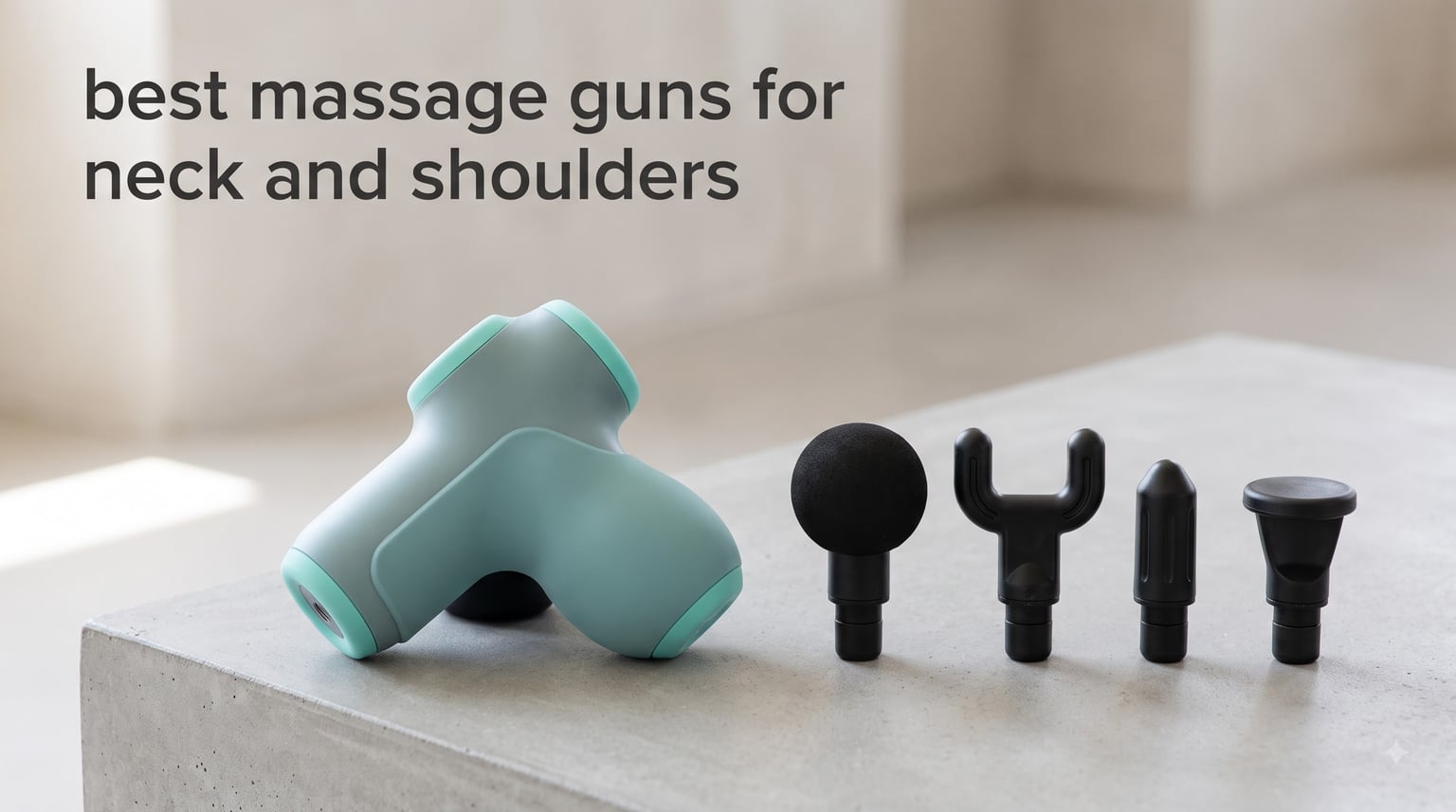 best massage guns for neck and shoulders