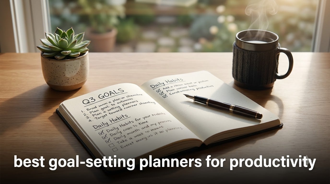 best goal-setting planners for productivity