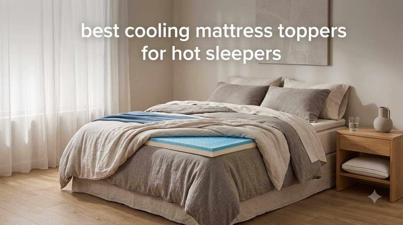 best cooling mattress toppers for hot sleepers