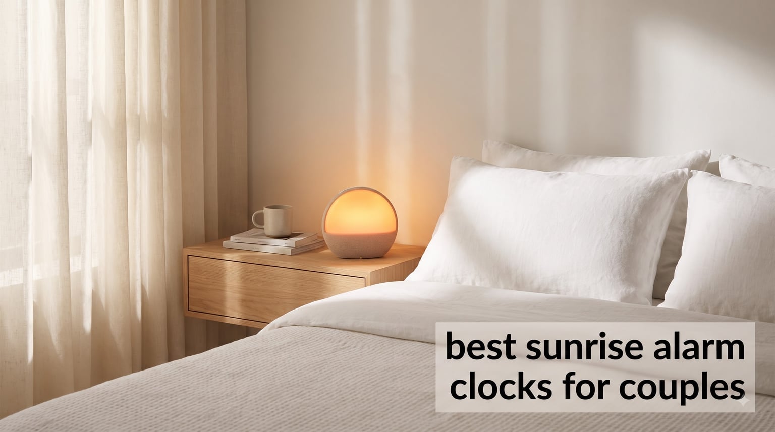 best sunrise alarm clocks for couples
