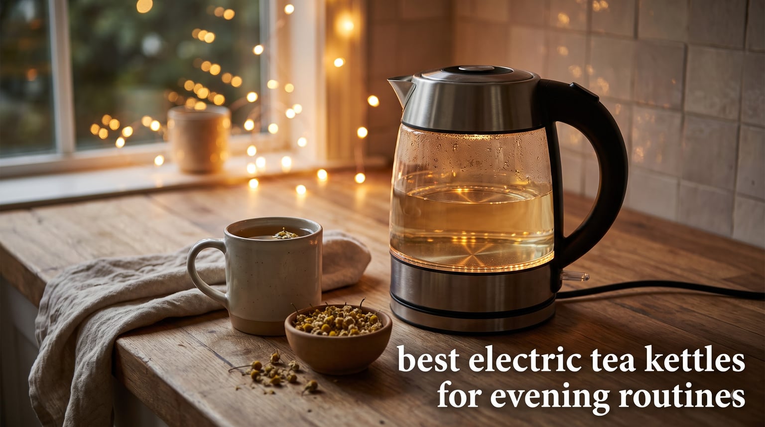best electric tea kettles for evening routines