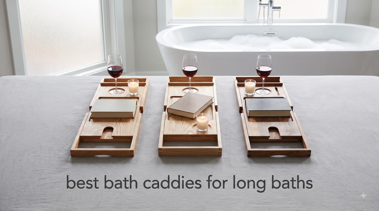 best bath caddies for long baths