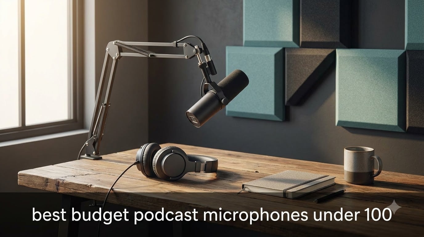 best budget podcast microphones under 100