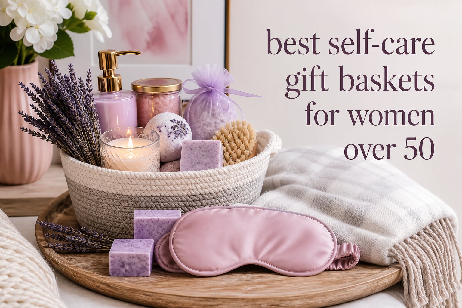 best self-care gift baskets for women over 50