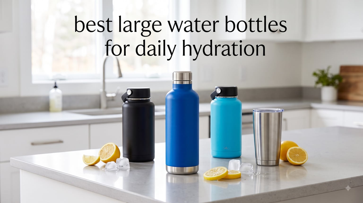 best large water bottles for daily hydration