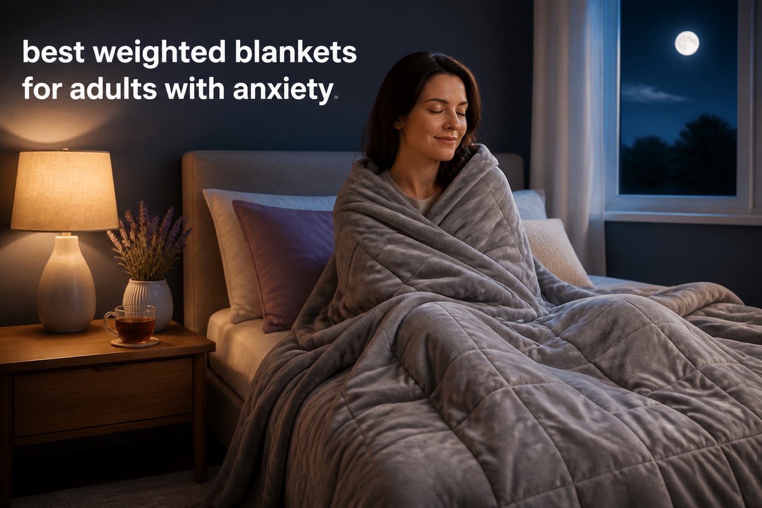 best weighted blankets for adults with anxiety