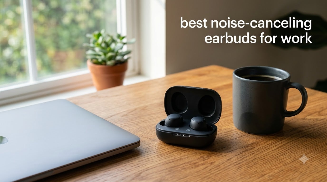 best noise-canceling earbuds for work