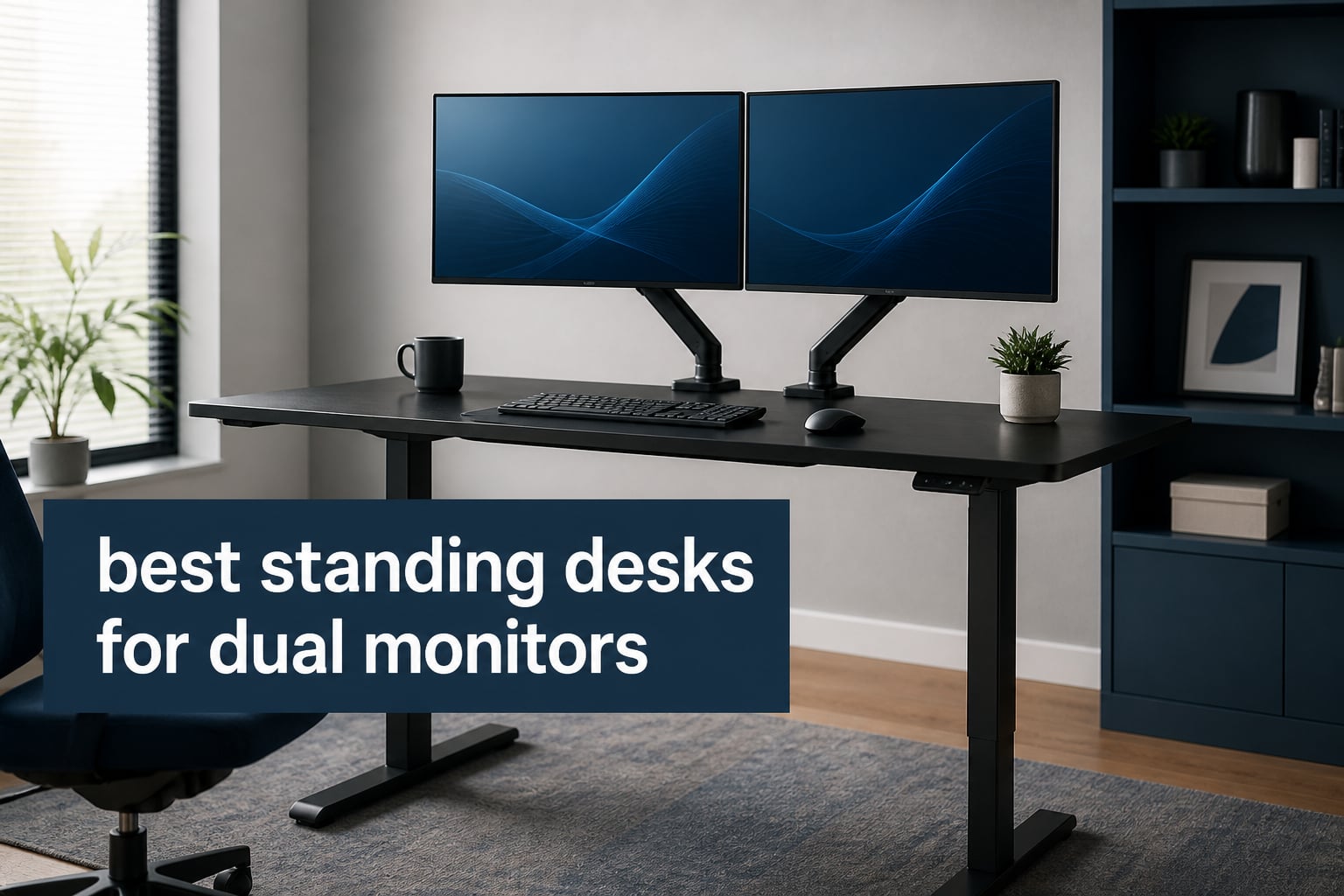 best standing desks for dual monitors