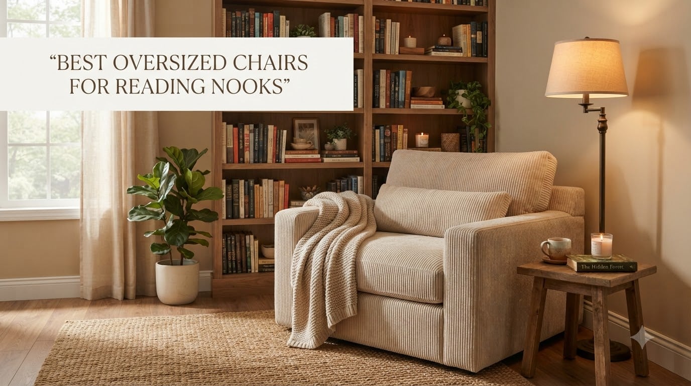 best oversized chairs for reading nooks