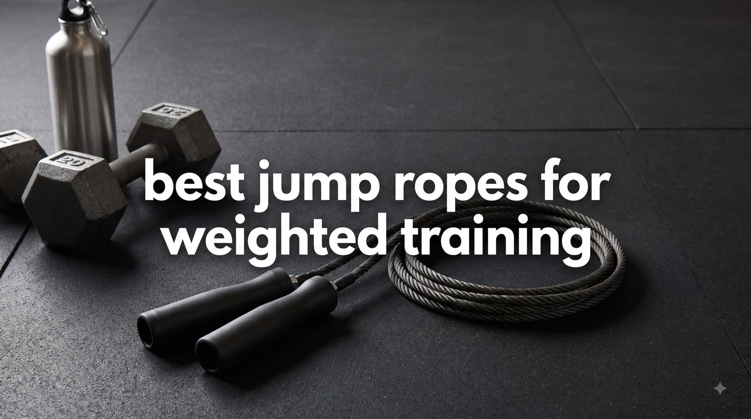 best jump ropes for weighted training
