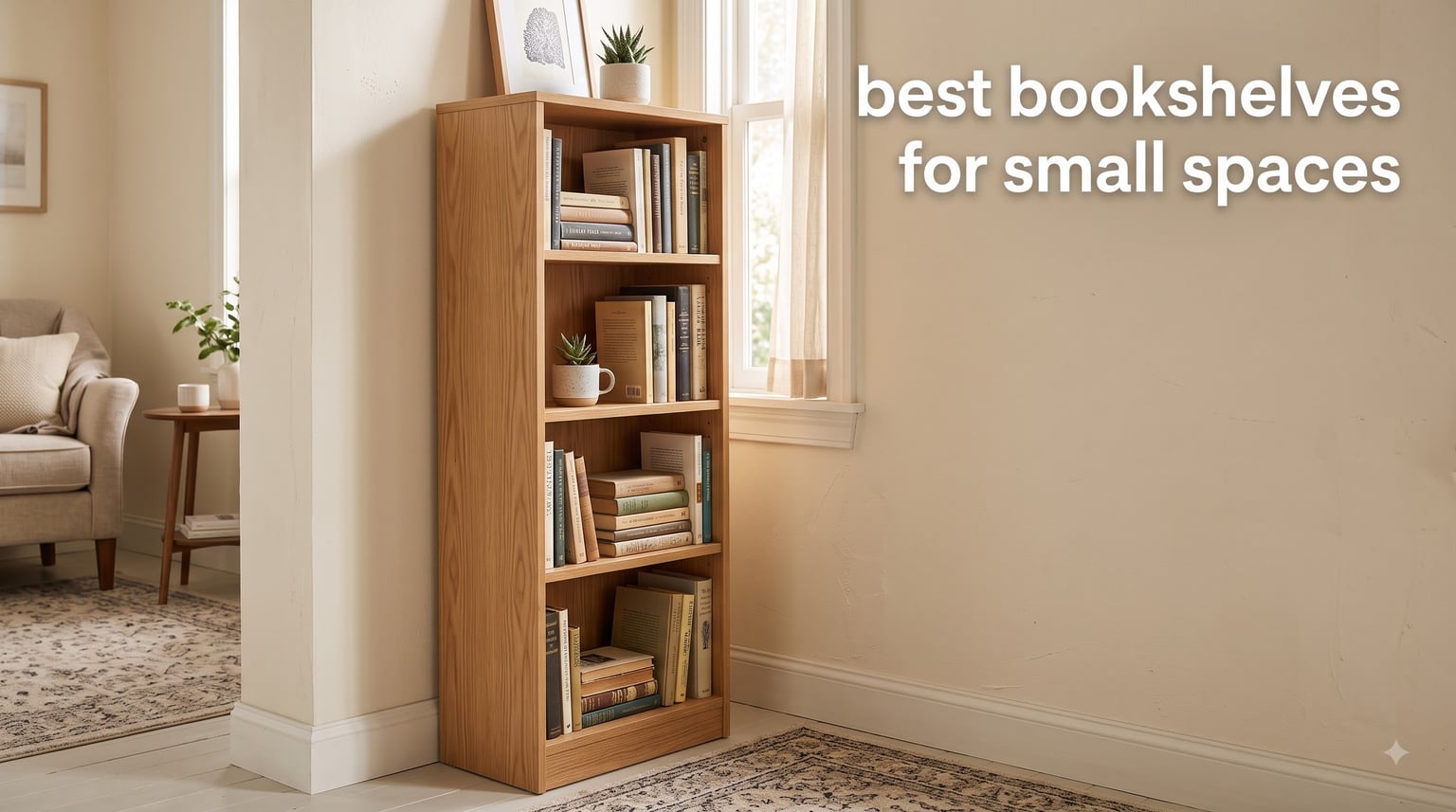 best bookshelves for small spaces