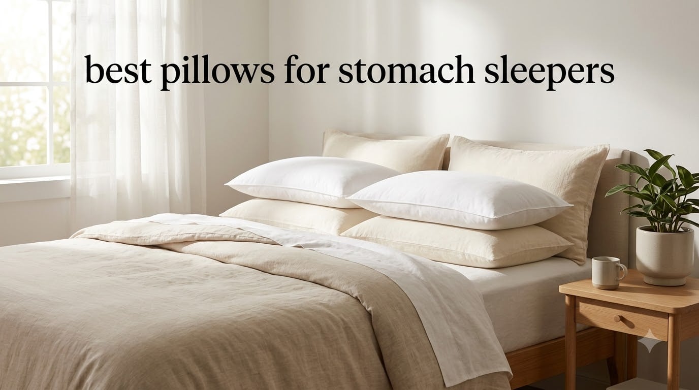 best pillows for stomach sleepers