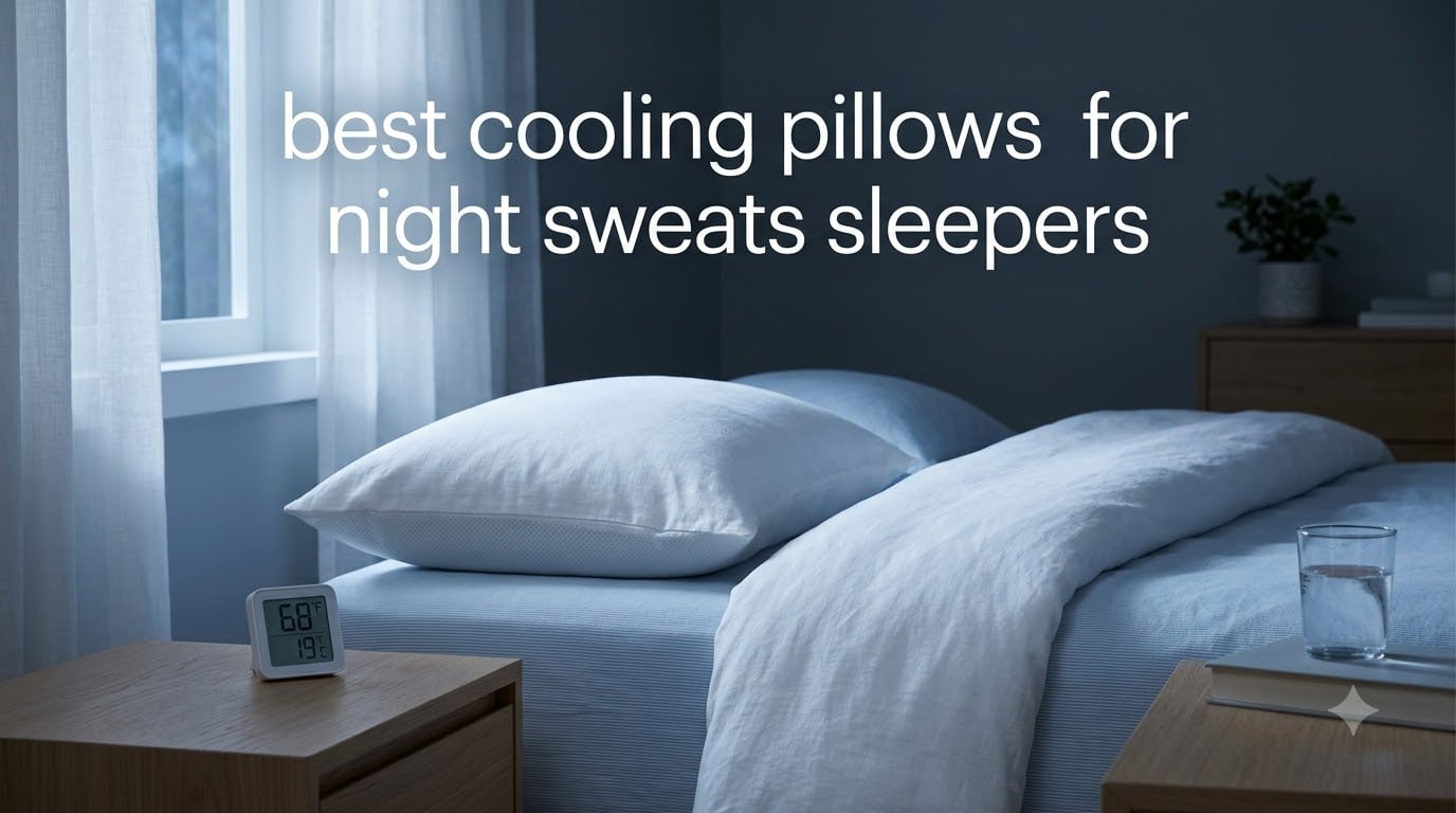 best cooling pillows for night sweats sleepers