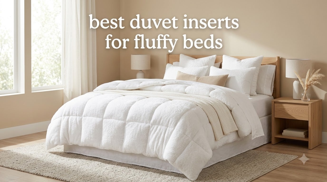 best duvet inserts for fluffy beds