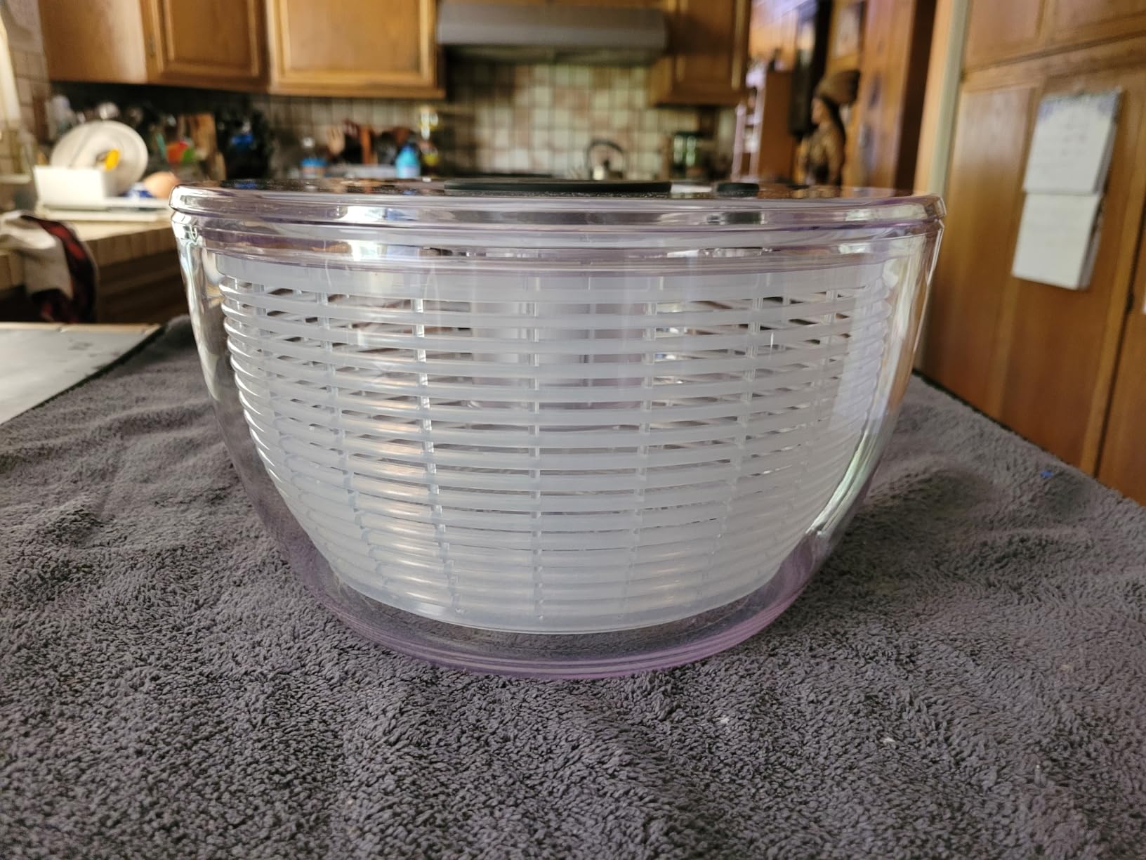 OXO Good Grips 6.22 Qt Salad Spinner, Vegetable Washer with Bowl & Strainer customer photo 2