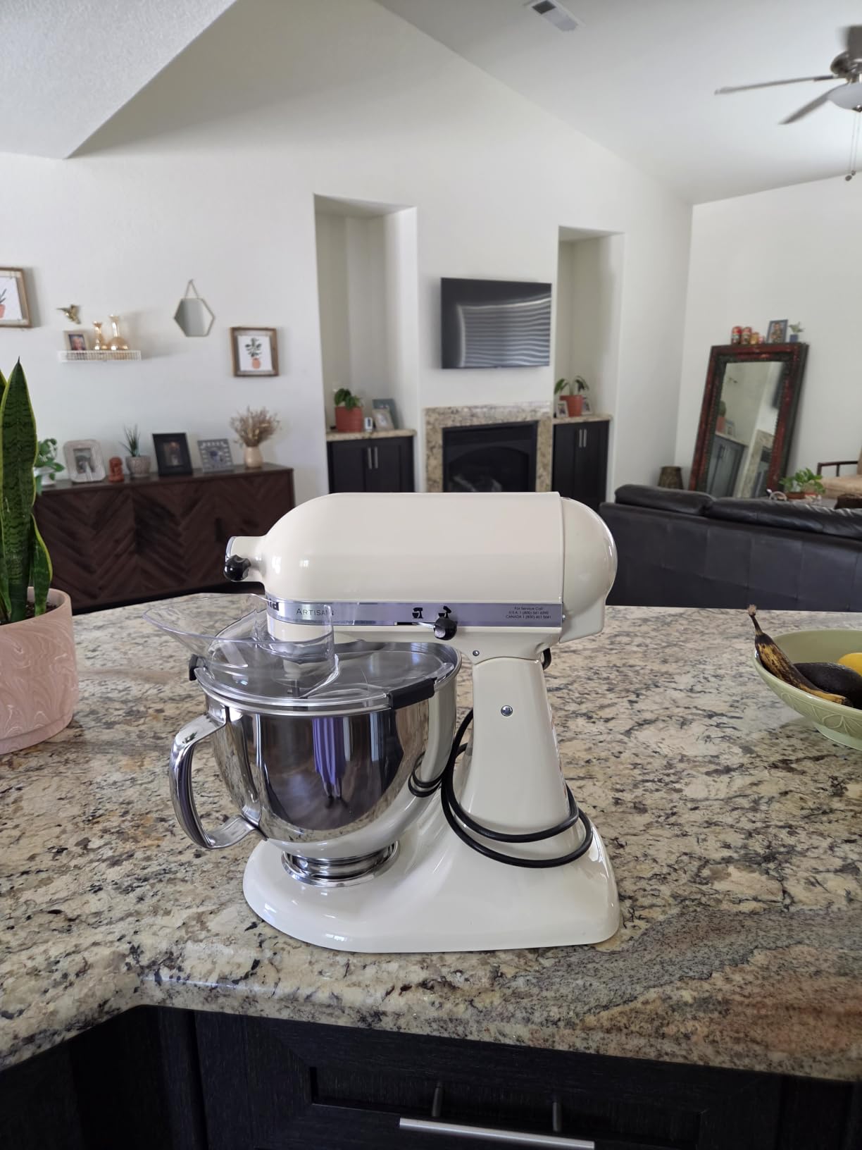 KitchenAid Artisan, 5-Qt Tilt Head Stand Mixer, KSM150PS, Pistachio | Includes Pouring Shield for Mess-Free Mixing, 10 Speed Settings, Easily add Ingredients with the Tilt-Head Design customer photo 2