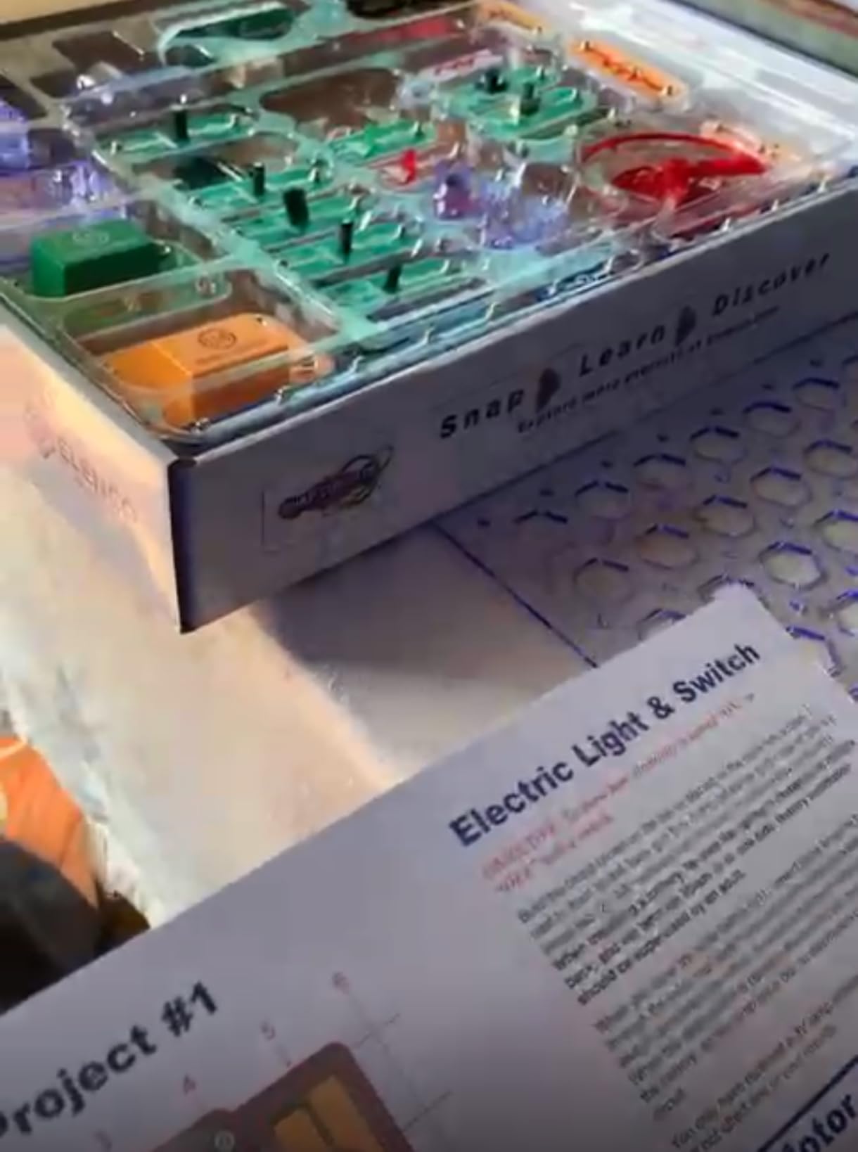 Snap Circuits Classic SC-300 Electronics Exploration Kit | Over 300 Projects | Full Color Manual Parts | STEM Educational Toy for Kids 8+ 2.3 x 13.6 x 19.3 inches customer photo 1