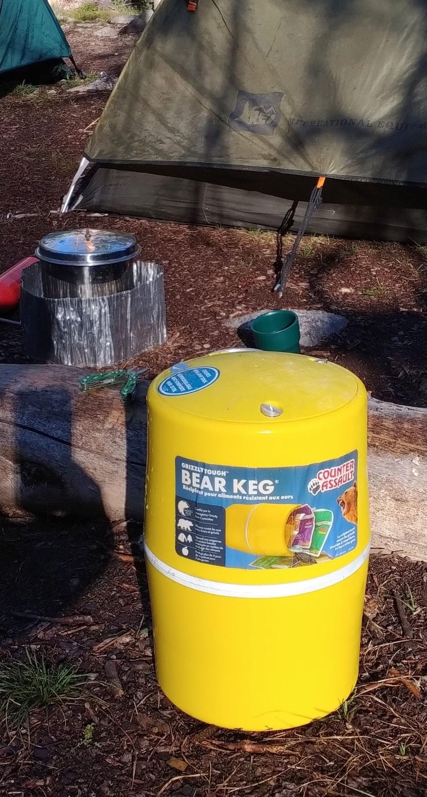 Counter Assault Bear Keg Food Storage Container Yellow customer photo 2