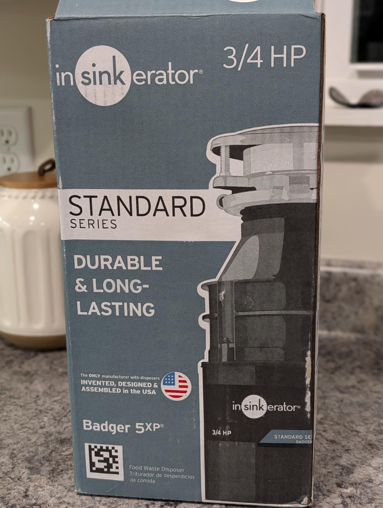 InSinkErator Badger 5XP Garbage Disposal, Badger Series 3/4 HP Continuous Feed Food Waste Disposer customer photo 2